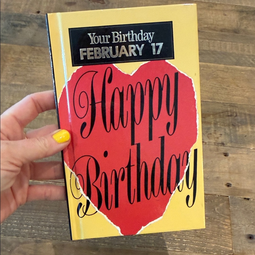 Happy Birthday February 17th Book